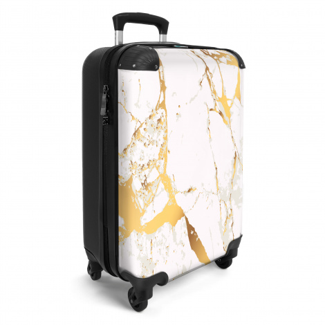 Koffer - Marmer - Goud - Wit - Chic - Marmerlook-2