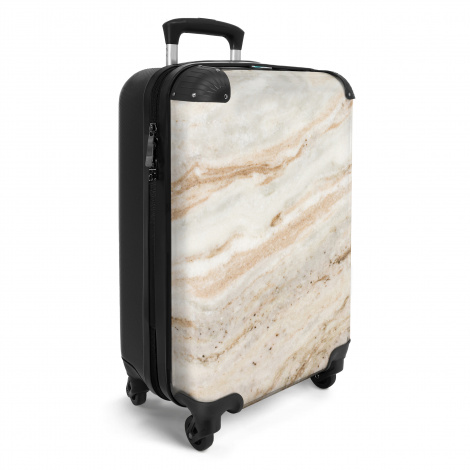 Koffer - Marmer - Beige - Marmerlook - Design-2