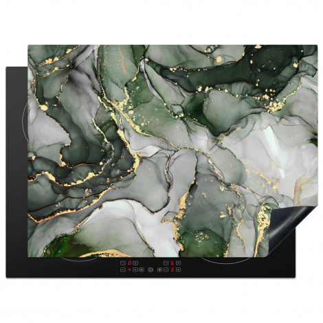 Herdabdeckplatte - Luxus - Marmor - Grün