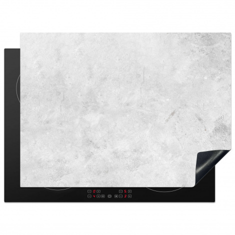 Protège-plaque à induction - Marbre - Texture - Gris - Aspect marbre