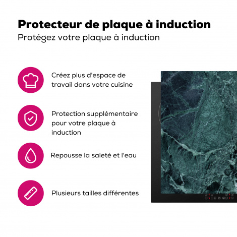 Protège-plaque à induction - Marbre - Pierre - Texture - Aspect marbre - Design-3