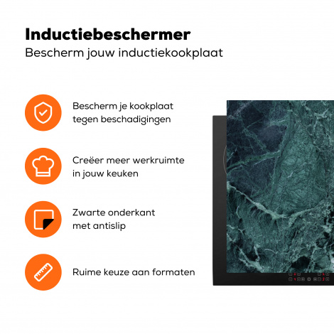 Inductiebeschermer - Marmer - Steen - Textuur - Marmerlook - Design-3