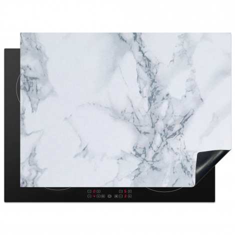 Protège-plaque à induction - Marbre - Motif - Gus - Blanc - Aspect marbre - Luxe