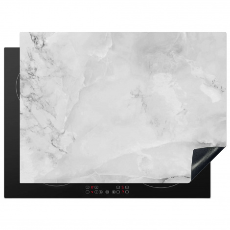 Protège-plaque à induction - Marbre - Pierre - Blanc - Gris - Aspect marbre