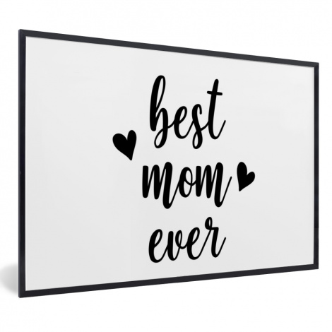 Poster met lijst - Quotes - Moederdag - Cadeau - Liggend