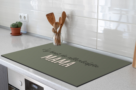 Inductiebeschermer - Spreuken - Quotes Jij bent de allerliefste Mama - Moederdag - Moeder cadeautje-3