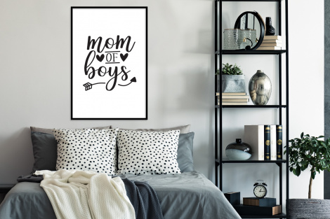 Poster met lijst - Jongens - Moederdag - Quotes - Staand-4