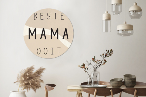 Muurcirkel - Quotes - Beste mama ooit - Mama - Spreuken-3