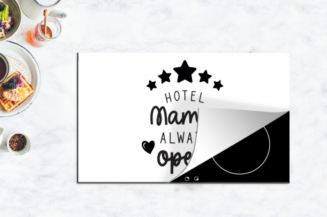 Inductiebeschermer - Spreuken - Hotel mama always open - Mama - Quotes-4
