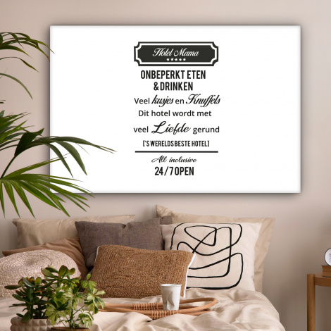 Canvas - Quotes - Mama - Spreuken - Hotel mama-2