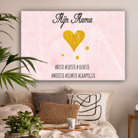 Canvas schilderij - Quotes - Moeder - Spreuken - Mijn mama-2