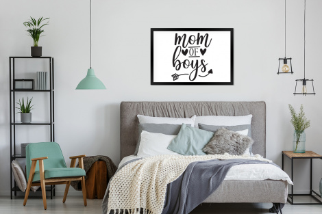 Poster met lijst - Jongens - Moederdag - Quotes - Liggend-4
