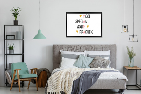 Poster met lijst - Spreuken - Mama - Quotes - Liggend-4