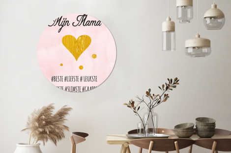 Muurcirkel - Quotes - Moeder - Spreuken - Mijn mama-3