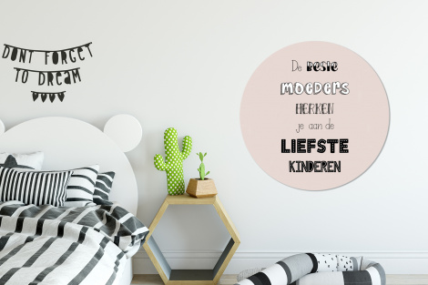Muurcirkel - Spreuken - Quotes De Beste Moeders Hebben De Liefste Kinderen - Moederdag - Mama cadeau-2
