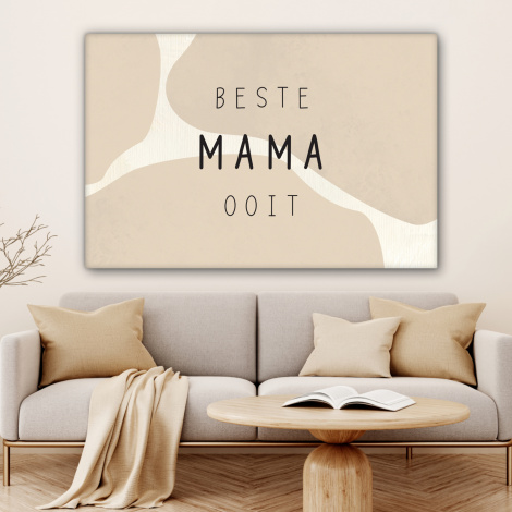 Canvas - Quotes - Beste mama ooit - Mama - Spreuken-4