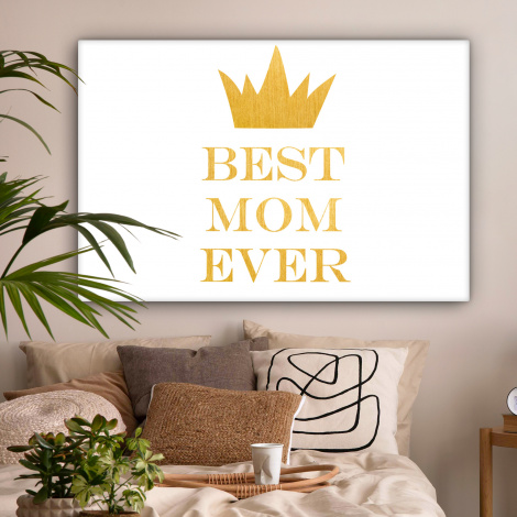 Canvas - Quotes - Best mom ever - Spreuken - Mama-2