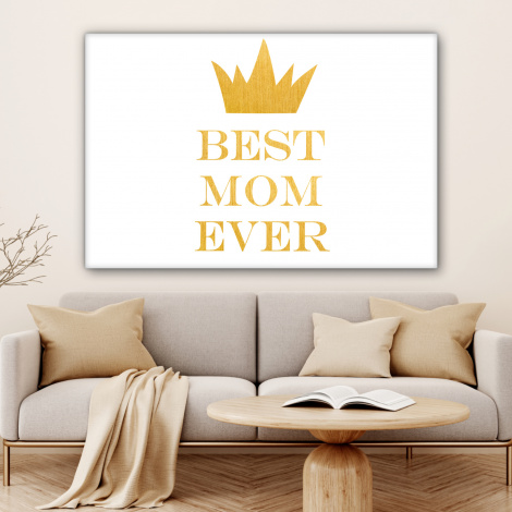 Canvas - Quotes - Best mom ever - Spreuken - Mama-4