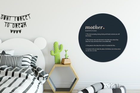 Muurcirkel - Mama definitie - Mother - Quotes - Spreuken-2