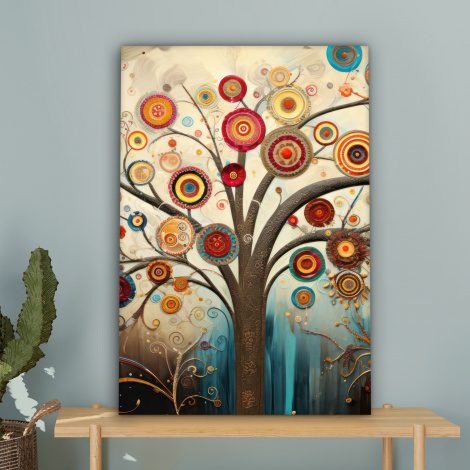 Leinwandbild - Baum - Baum des Lebens - Farbe-4
