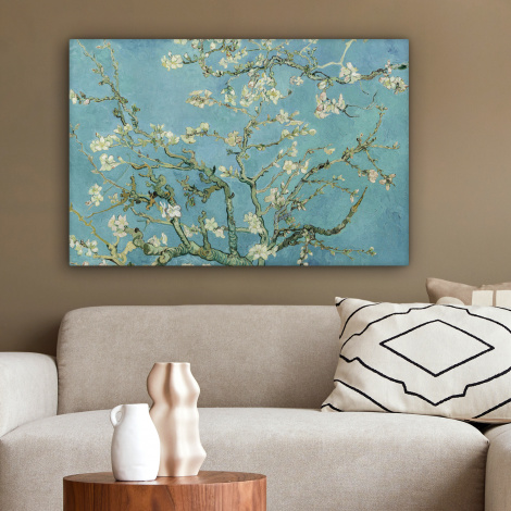 Canvas schilderij - Van Gogh - Amandelbloesem - Oude meesters - Kunst - Vintage-2