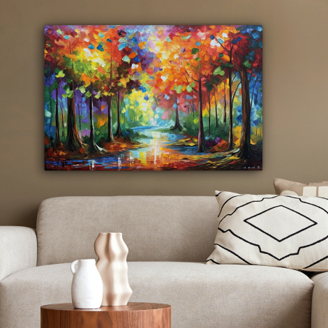 Leinwandbild - Landschaft - Wald - Farben - Natur-2