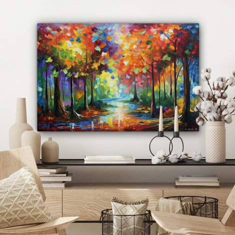 Leinwandbild - Landschaft - Wald - Farben - Natur-3
