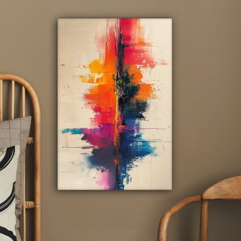 Canvas schilderij - Watercolor - Kunst - Modern-2