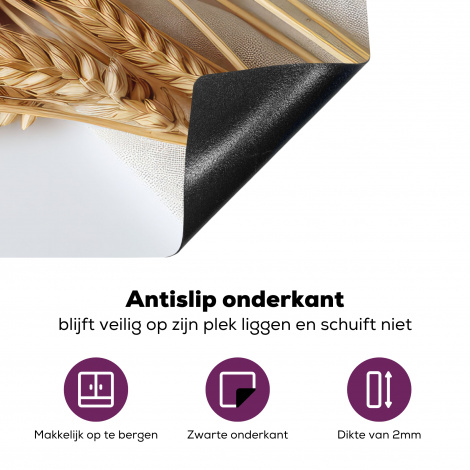 Inductiebeschermer - Graan - Geel - Wit - Natuur - Stilleven-4