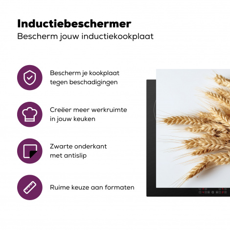 Inductiebeschermer - Graan - Geel - Wit - Natuur - Stilleven-3