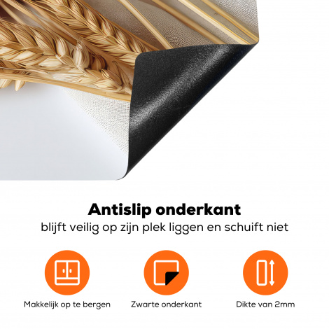Inductiebeschermer - Graan - Geel - Wit - Natuur - Stilleven-4