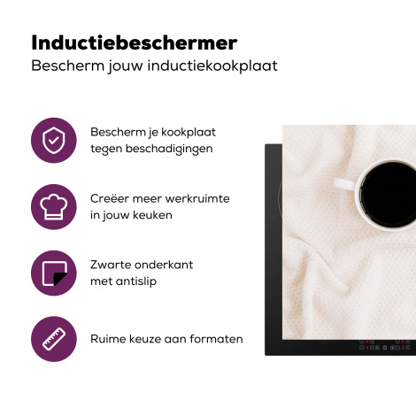 Inductiebeschermer - Koffie - Lepel - Mok-3