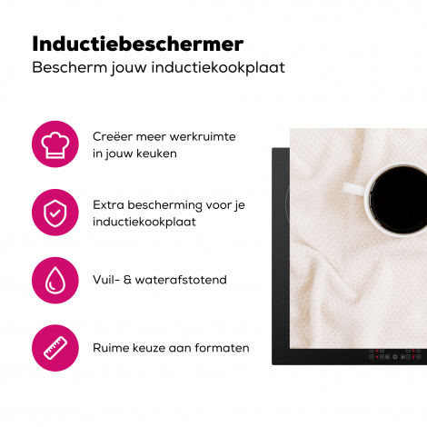 Inductiebeschermer - Koffie - Lepel - Mok-3