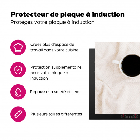 Protège-plaque à induction - Café - Cuillère - Mug-3