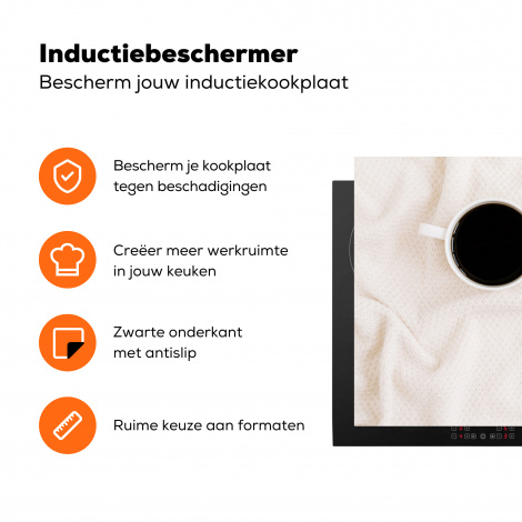 Inductiebeschermer - Koffie - Lepel - Mok-3