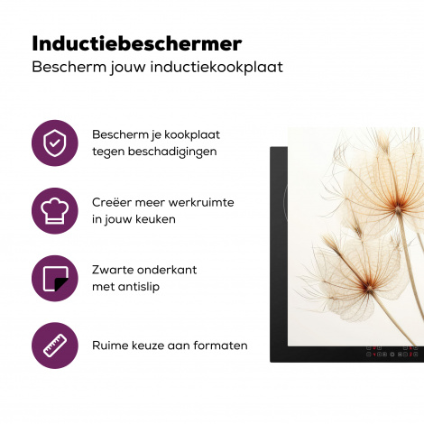 Inductiebeschermer - Zonlicht - Paardenbloemen - Natuur - Botanisch-3
