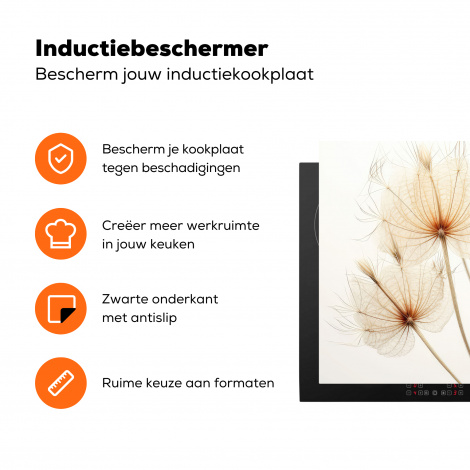 Inductiebeschermer - Zonlicht - Paardenbloemen - Natuur - Botanisch-3