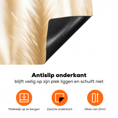 Inductiebeschermer - Pampas gras - Pluimen - Beige - Natuur-4