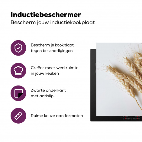 Inductiebeschermer - Graan - Geel - Wit - Stilleven-3