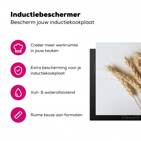 Inductiebeschermer - Graan - Geel - Wit - Stilleven-3