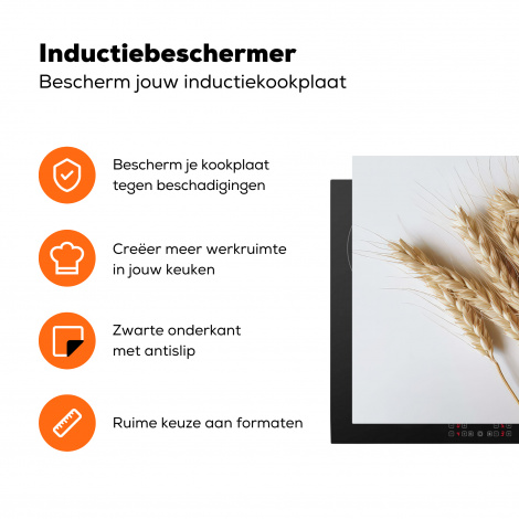 Inductiebeschermer - Graan - Geel - Wit - Stilleven-3