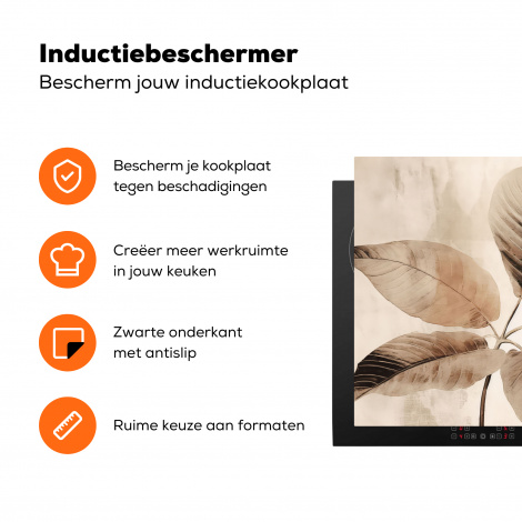 Inductiebeschermer - Gedroogde plant - Natuur - Bruin - Planten-3