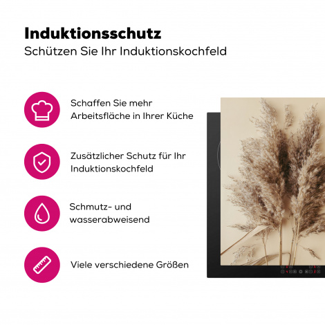 Herdabdeckplatte - Körner - Pastell - Natur-3