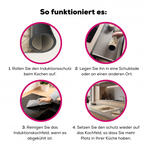 Herdabdeckplatte - Körner - Pastell - Natur-7
