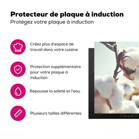 Protège-plaque à induction - Plantes - Fleur - Branche - Nature-3