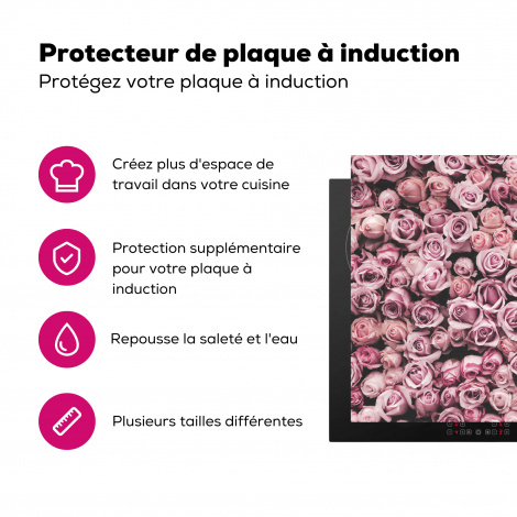 Protège-plaque à induction - Fleurs - Roses - Nature - Rose - Botanique-3