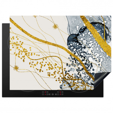 Herdabdeckplatte - Abstrakt - Gold - Natur - Kunst