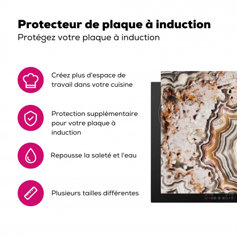 Protège-plaque à induction - Pierre précieuse - Marbre - Nature - Abstrait-3