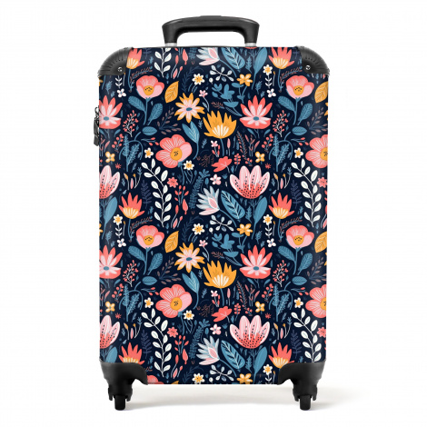 Koffer - Bloemen - Patroon - Planten - Botanisch
