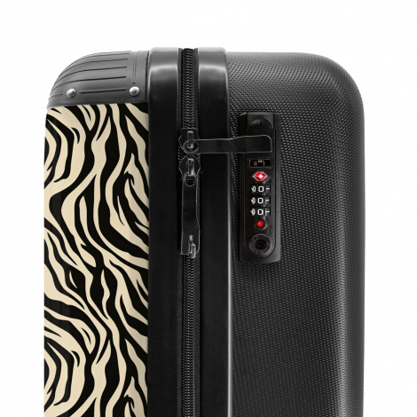Koffer - Dierenprint - Zebra - Zwart - Design-3